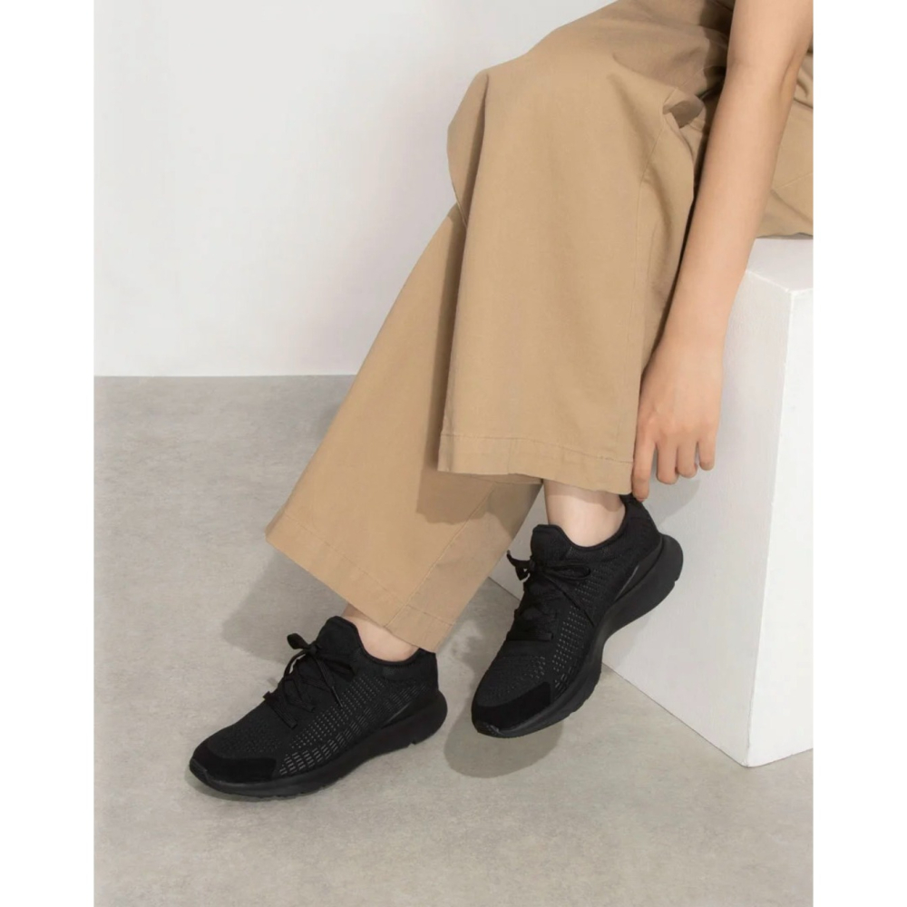 【FITFLOP】 Vitamin Knit 針織彈力運動鞋（經典全黑）-細節圖6