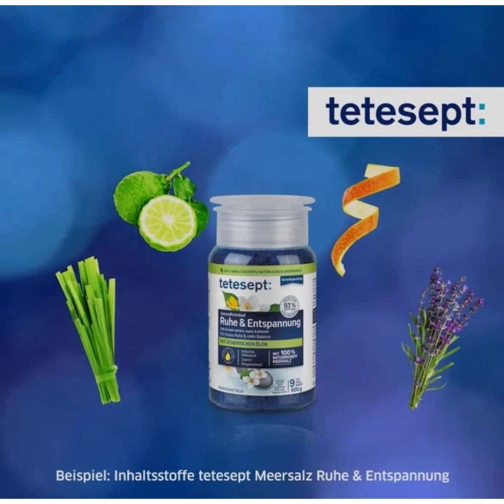 🛁 德國原裝進口｜tetesept 入浴海鹽 600g-細節圖5