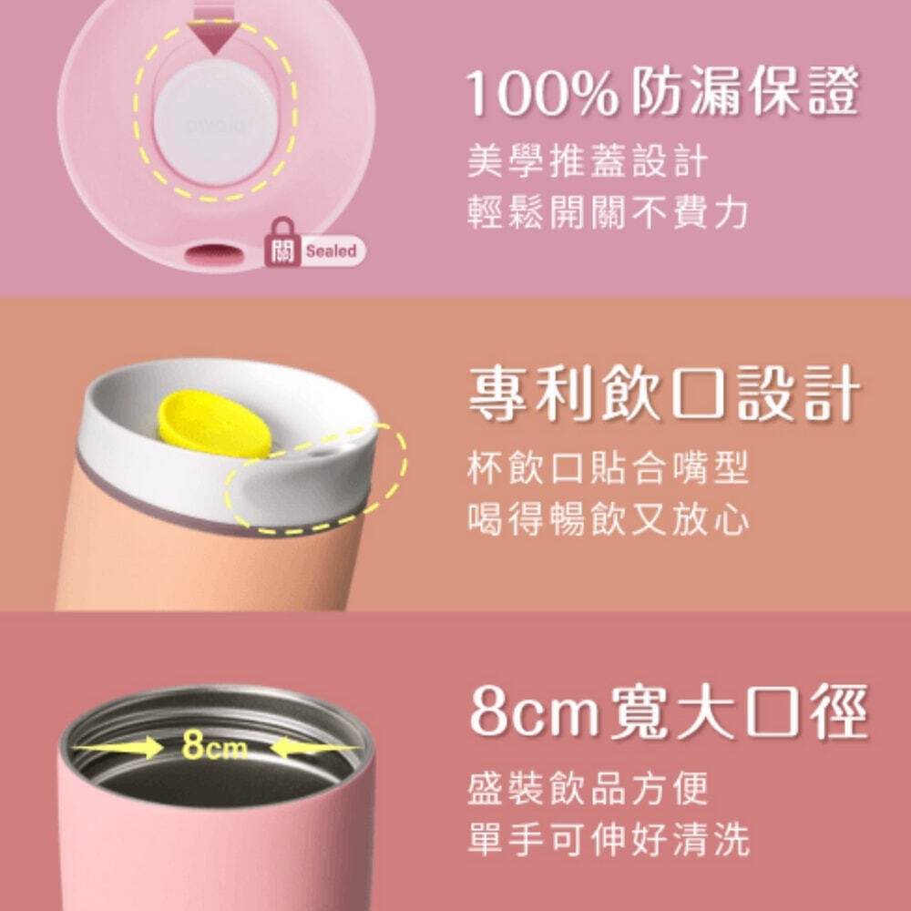 【Owala】不鏽鋼咖啡杯 / Tritan 冷飲水壺-細節圖7