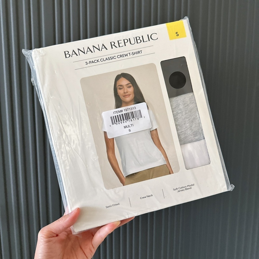 【Banana Republic】圓領短袖 3 件組-細節圖7