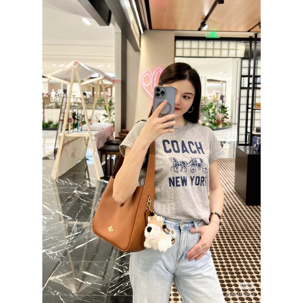 【Coach】Hadley  側背 斜背 流浪包-細節圖5