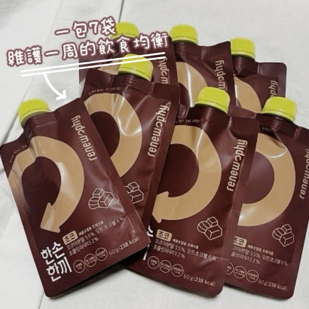 #短效期出清【RENEW PHY】巧口奶昔 60g*7包/一組  效期2026/12-細節圖2