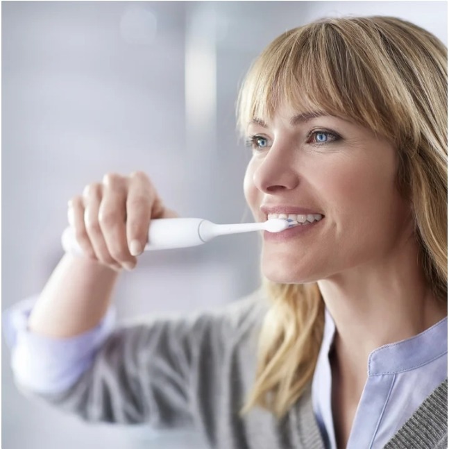 【飛利浦】 Philips Sonicare Optimal Clean 電動牙刷組一組兩入還有攜行盒-細節圖3