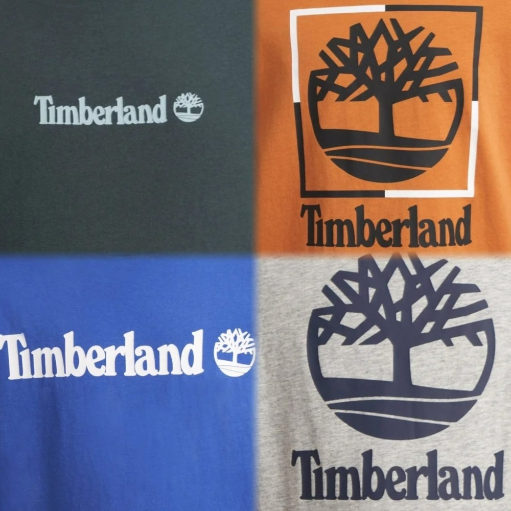 【Timberland】大童 棉短T 2入組-細節圖2