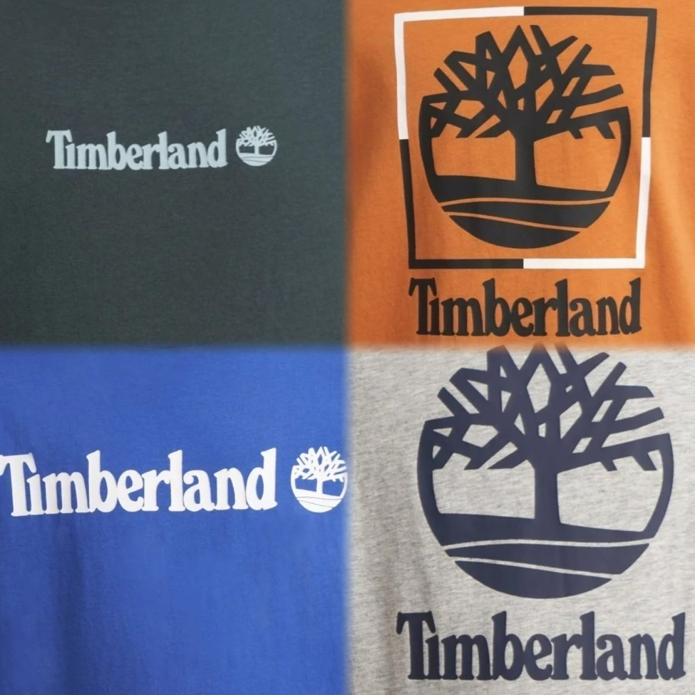 【Timberland】大童 棉短T 2入組-細節圖2