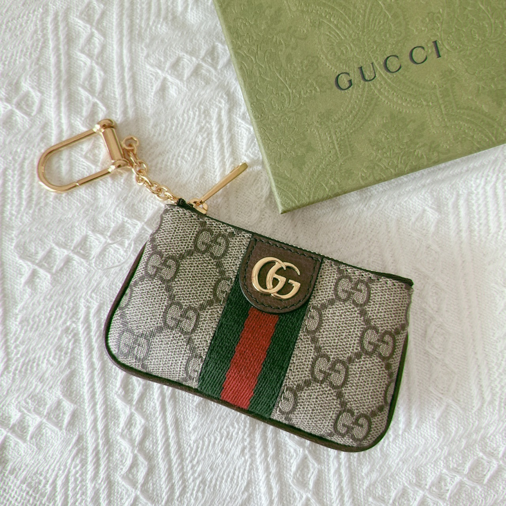 【GUCCI】Ophidia老花零錢包-細節圖3