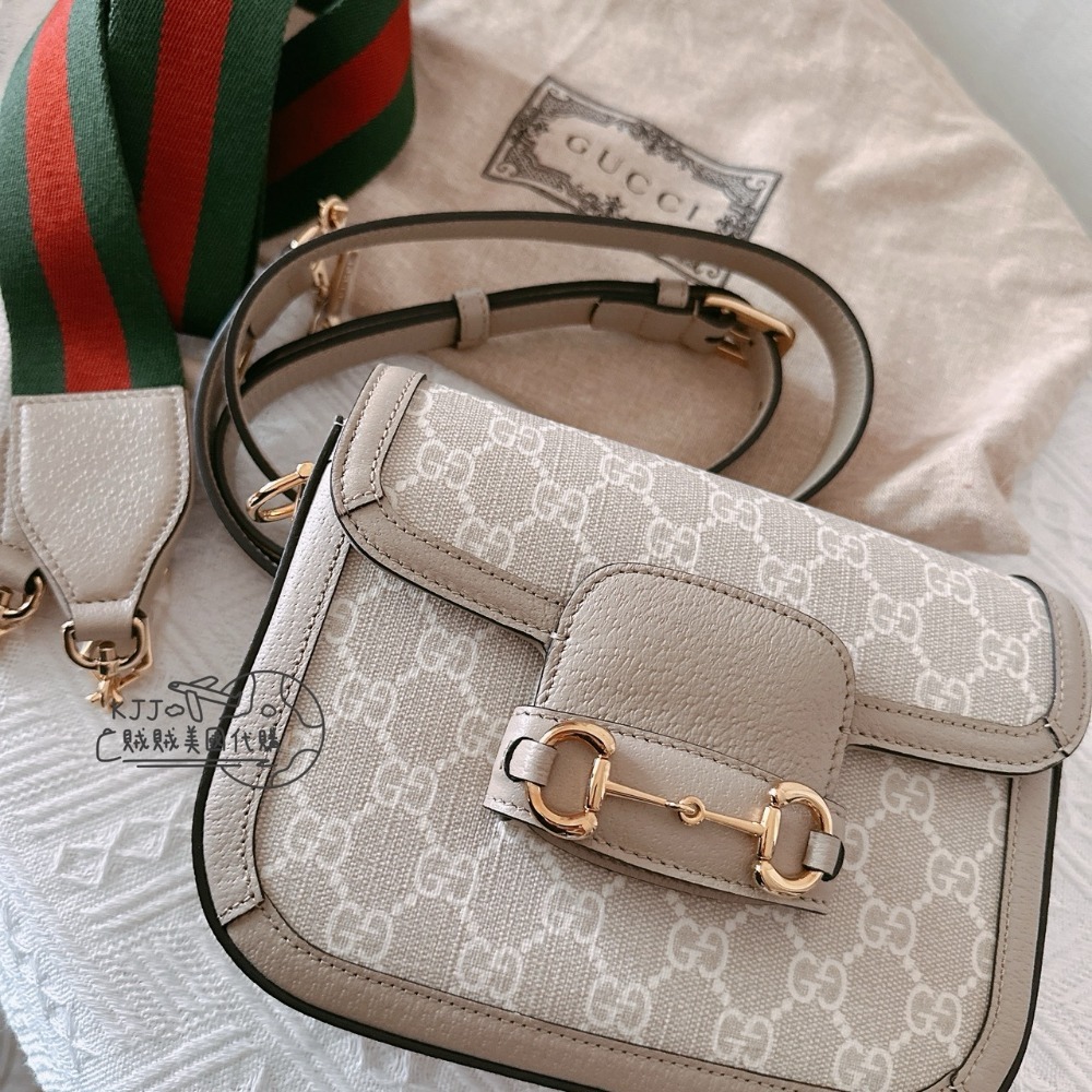 【GUCCI】Horsebit 1955 迷你馬鞍包-規格圖3
