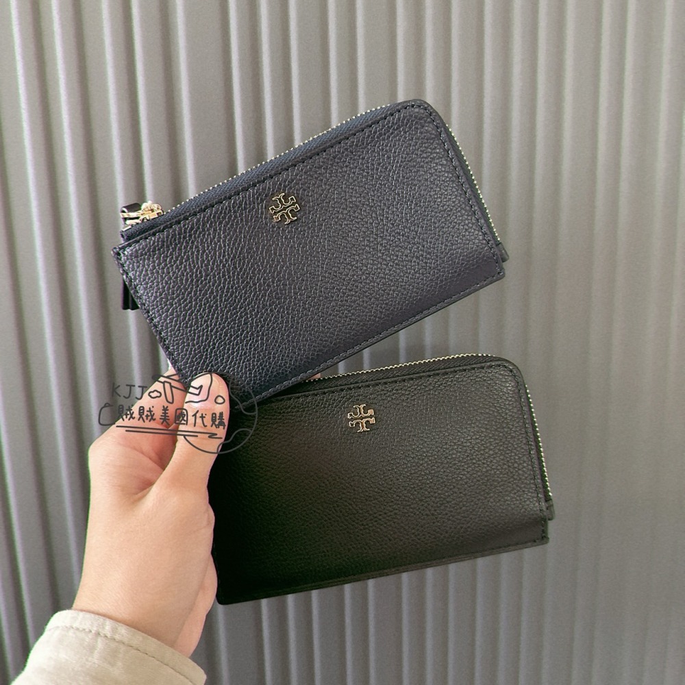【Tory Burch】TB 荔枝紋 皮革 拉鍊 卡夾-細節圖5
