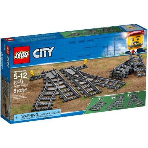 LEGO 樂高 城市系列 60238 切換式軌道 全新
