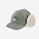 A BaO ! 韓國代購 new balance kids 燈芯絨兒童軍帽 棒球帽 毛帽 飛行帽 中性 男女童 護耳帽-規格圖8