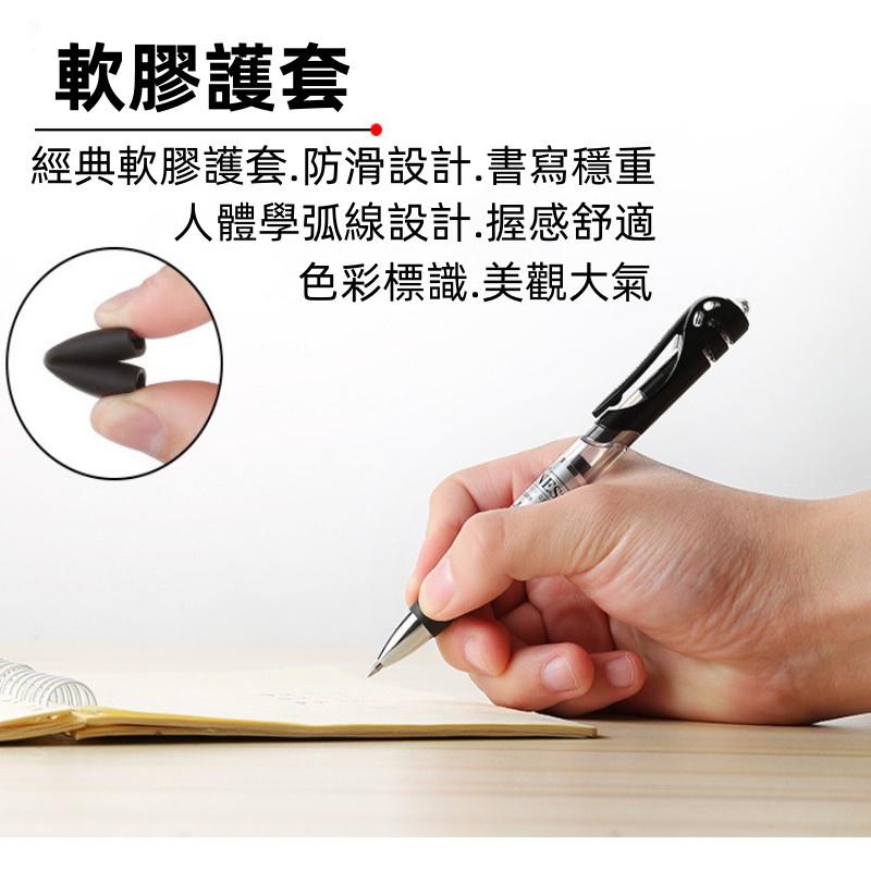 大容量按壓中性筆🔥真便宜現貨🔥0.5mm 按壓式自動中性筆 大容量自動中性筆 原子筆 中性筆 黑色 紅色 藍色-細節圖4