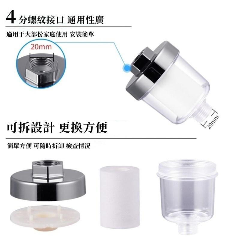 蓮蓬頭過濾器🔥真便宜現貨🔥水龍頭過濾器 洗衣機過濾器 沐浴過濾器濾芯 過濾器濾心 PP棉 淨水器 濾水器-細節圖6