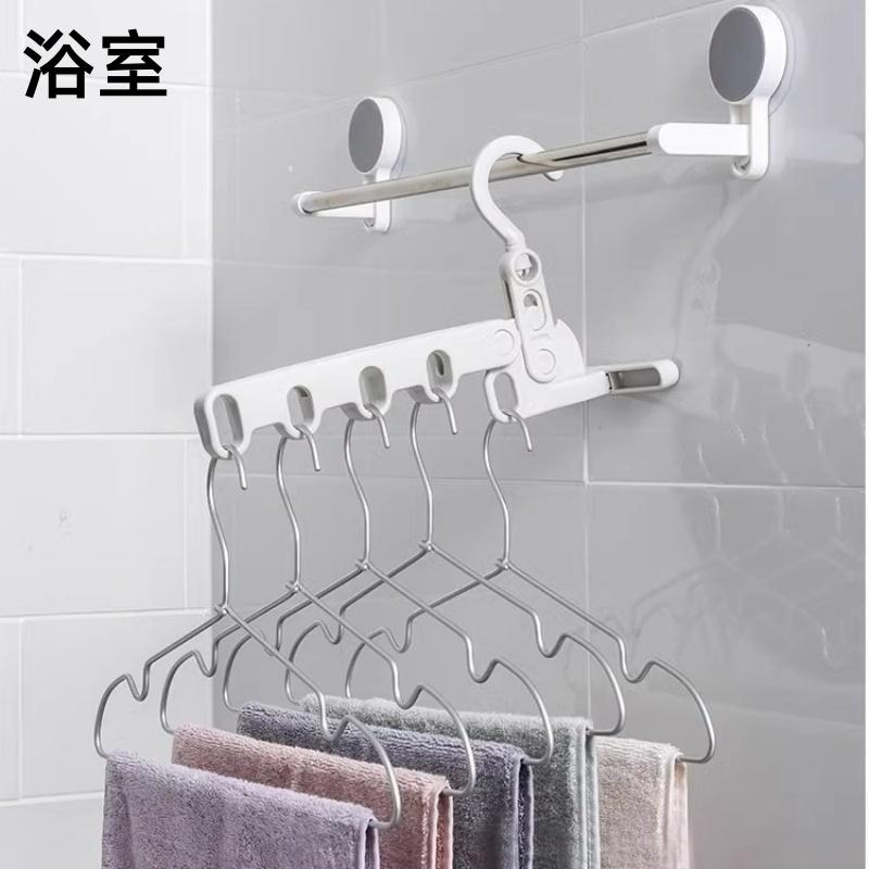 旅行晾衣架🔥真便宜+發票🔥加厚耐用 便攜式衣架 酒店晾衣架 可折疊衣架 晾曬架 門後衣架 宿舍晾衣架 掛衣架 曬衣架-細節圖7