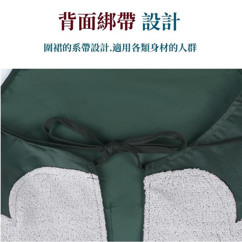 擦手圍裙🔥真便宜現貨🔥工作圍裙 防潑水 防油廚房圍裙 烘焙圍裙 擦手裙 防水防油 廚房 烘焙 掛脖圍裙-細節圖6