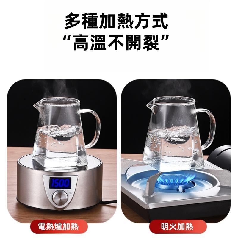 方形泡茶壺🔥真便宜+發票🔥玻璃茶壺 高硼矽玻璃壺 304濾網茶壺 耐熱大容量 泡茶壺玻璃 玻璃濾茶壺 可明火加熱-細節圖6