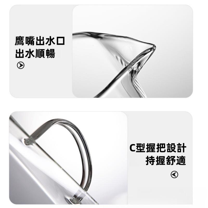 方形泡茶壺🔥真便宜+發票🔥玻璃茶壺 高硼矽玻璃壺 304濾網茶壺 耐熱大容量 泡茶壺玻璃 玻璃濾茶壺 可明火加熱-細節圖7