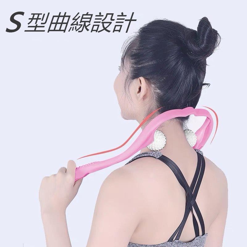 頸部按摩器🔥真便宜現貨🔥夾脖子神器 頸椎按摩器 肩頸夾 穴位肩頸按摩 U型頸部揉捏夾U型手動按摩器-細節圖4