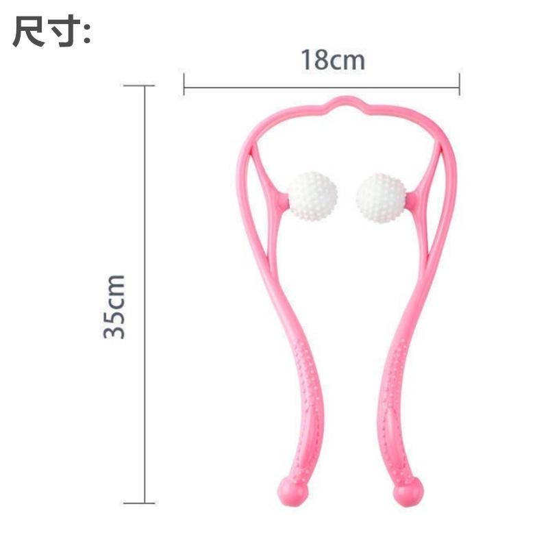 頸部按摩器🔥真便宜現貨🔥夾脖子神器 頸椎按摩器 肩頸夾 穴位肩頸按摩 U型頸部揉捏夾U型手動按摩器-細節圖9