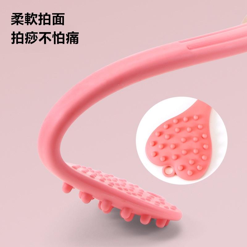 愛心拍痧板🔥真便宜現貨🔥 (進階款按滾珠) 按摩拍 背部按摩 健康拍 拍痧棒 拍痧 敲膽經 按摩拍打捶-細節圖6