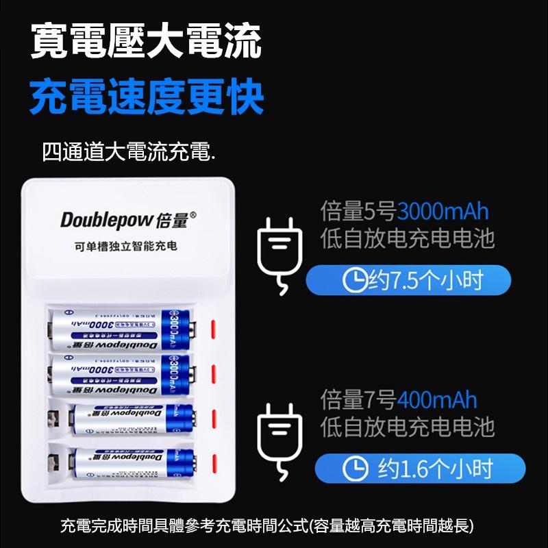 倍量充電器🔥真便宜現貨🔥智能變燈充電器 四槽充電器 3號(AA)/4號(AAA)充電器 快速充電 充電電池-細節圖4