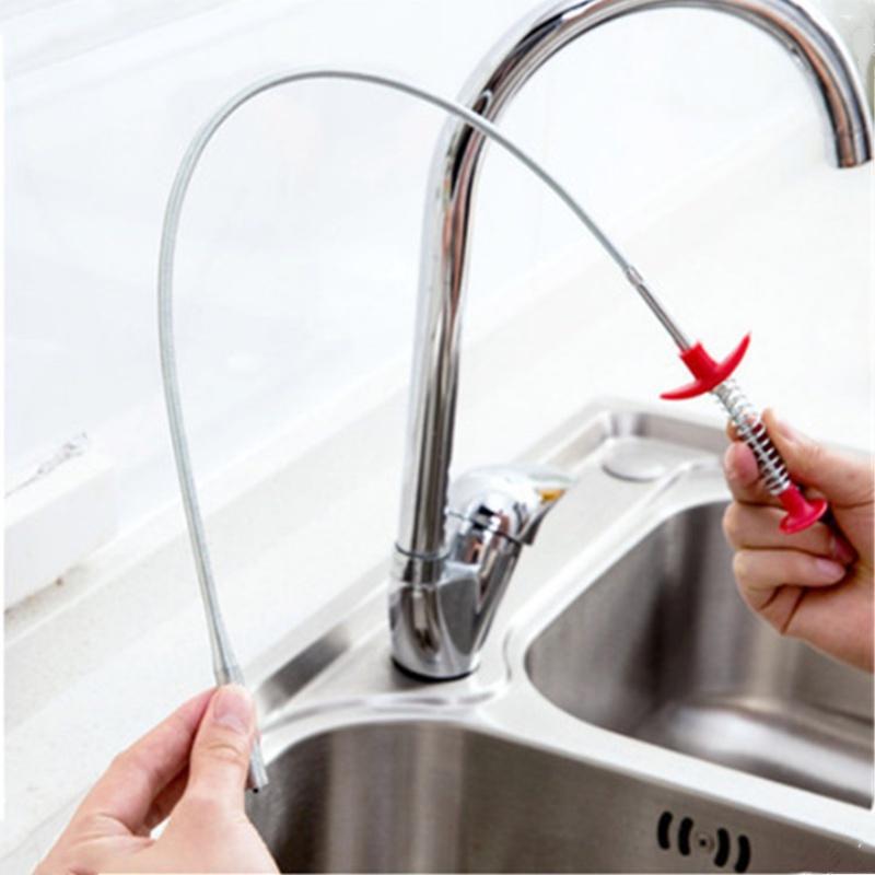 疏通器🔥真便宜現貨🔥下水道夾 帶抓鉤管道夾 清理器 清潔勾 四爪彎曲 排水孔夾 垃圾夾 毛髮疏通器 疏通夾 疏通鉤-細節圖2