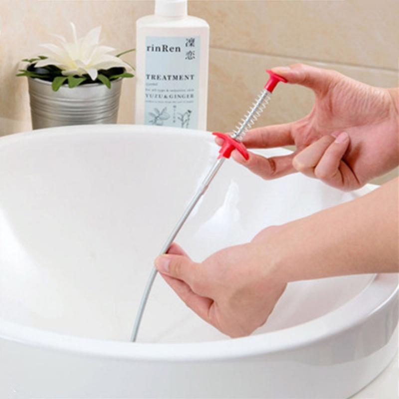 疏通器🔥真便宜現貨🔥下水道夾 帶抓鉤管道夾 清理器 清潔勾 四爪彎曲 排水孔夾 垃圾夾 毛髮疏通器 疏通夾 疏通鉤-細節圖4