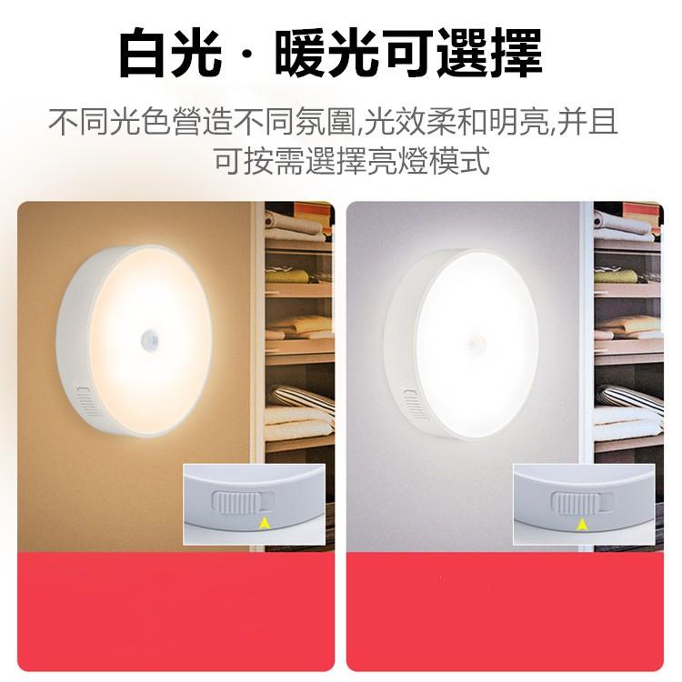 感應燈🔥真便宜現貨🔥小夜燈 人體感應感應燈 LED小夜燈 USB充電燈 床頭燈 USB充電 玄關燈 櫥櫃燈 小夜燈-細節圖3