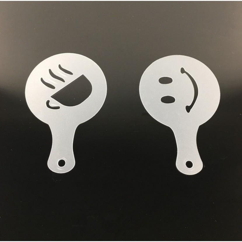 拉花模具🔥真便宜現貨🔥咖啡印花模型 花式咖啡 印花模板 拉花模型 咖啡器具 塑料16片花型-細節圖4