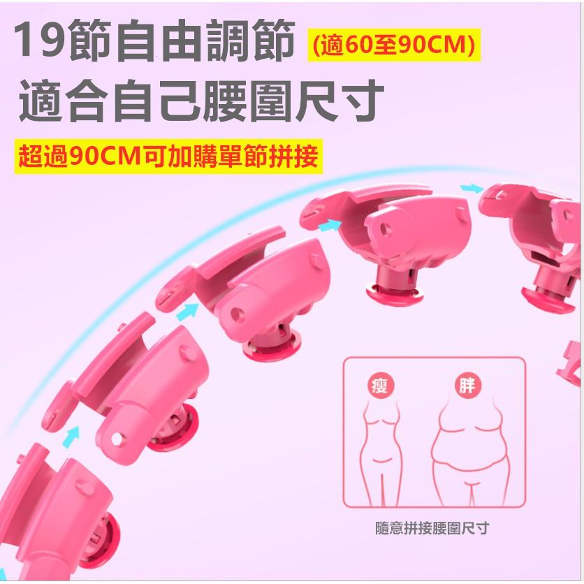 不會掉的呼啦圈🔥真便宜現貨🔥美腰呼啦圈 運動呼啦圈 呼拉圈 收腹呼啦圈 瘦腹呼啦圈 按摩呼啦圈-細節圖6