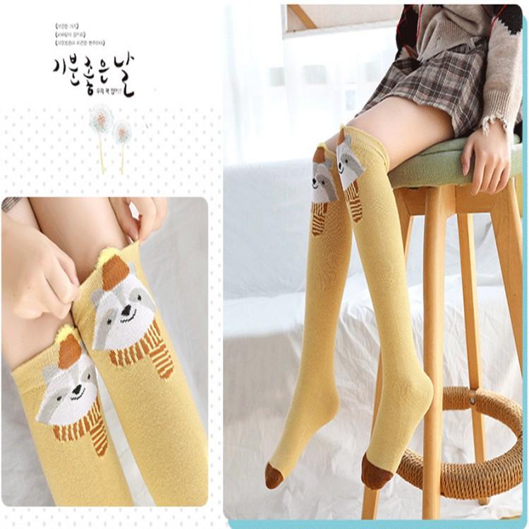 童襪🔥真便宜現貨🔥女童襪 兒童中筒襪 襪子 女襪 學生襪 女童過膝長襪 寶寶可愛動物襪子 兒襪-細節圖3