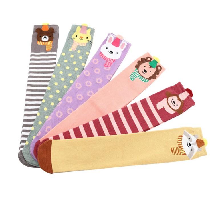 童襪🔥真便宜現貨🔥女童襪 兒童中筒襪 襪子 女襪 學生襪 女童過膝長襪 寶寶可愛動物襪子 兒襪-細節圖8