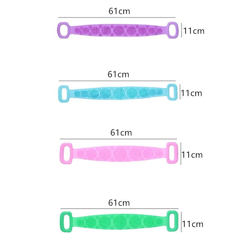矽膠搓澡巾🔥真便宜+發票🔥沐浴洗澡巾 搓背神器 搓背巾 按摩洗澡巾 長條洗澡刷 浴球 搓澡巾 洗背巾-細節圖9