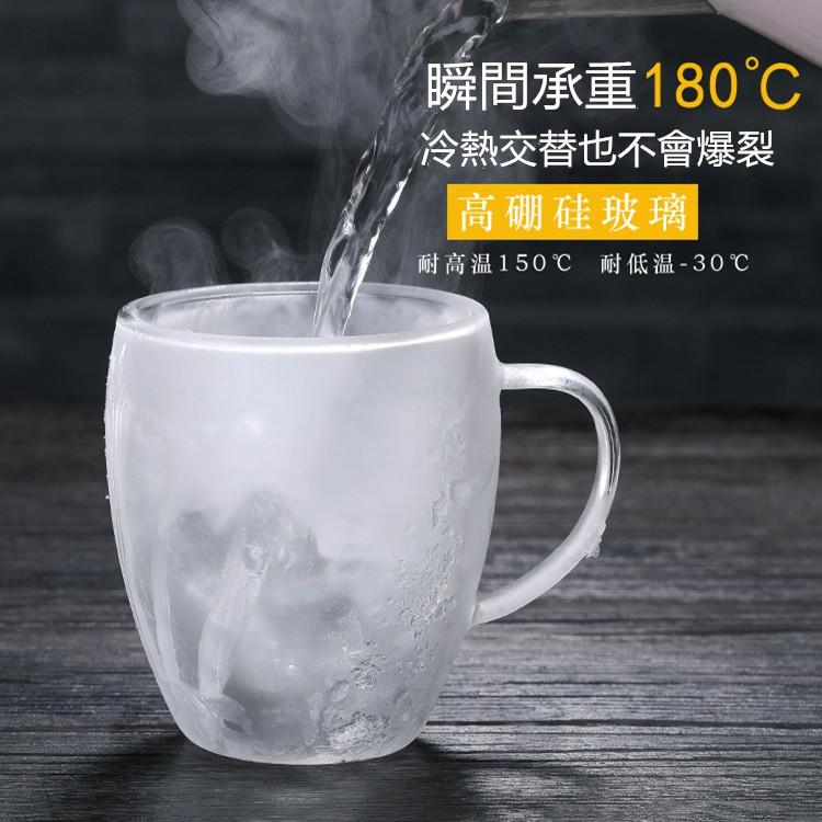 雙層玻璃杯🔥真便宜現貨🔥SGS 高硼硅耐玻璃杯 防燙杯 果汁杯 玻璃咖啡杯  咖啡杯 玻璃杯 水杯 茶杯-細節圖5