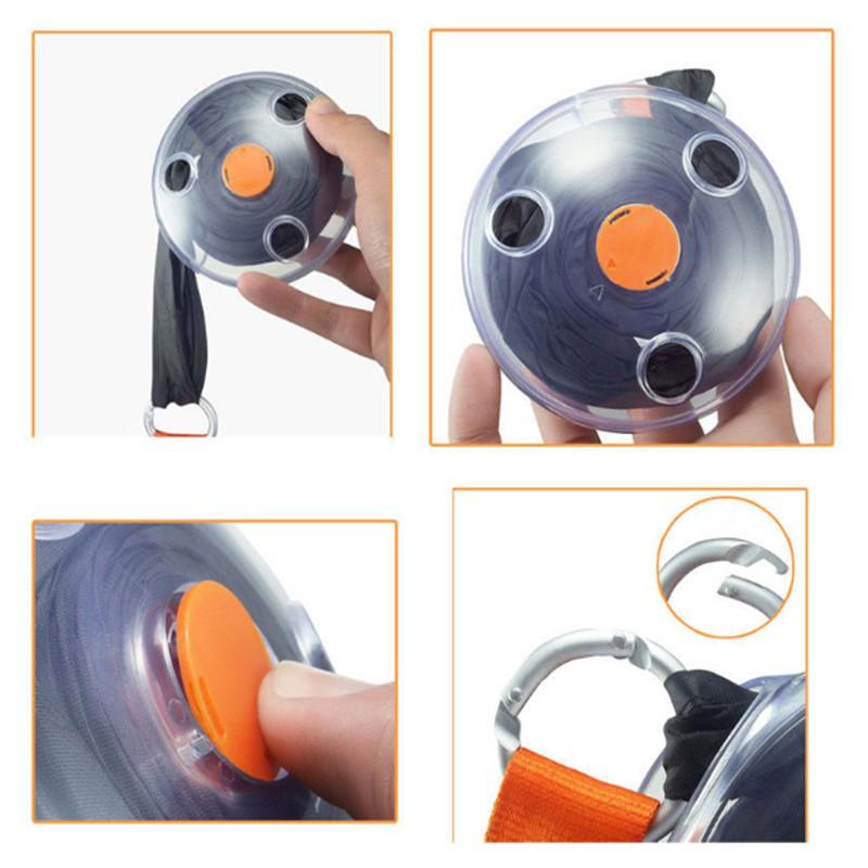 購物袋🔥真便宜現貨🔥便攜袋 購物包 環保袋 收納袋 手提袋 伸縮收納購物袋 多功能小圓盤折疊購物袋-細節圖7