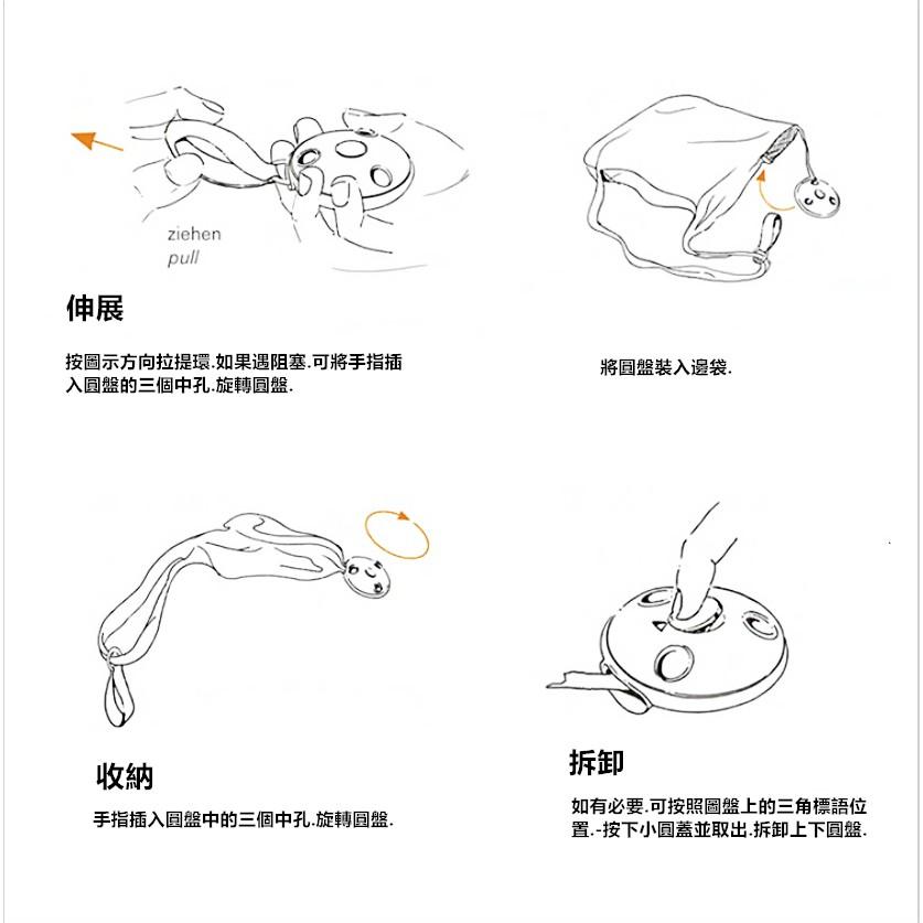 購物袋🔥真便宜現貨🔥便攜袋 購物包 環保袋 收納袋 手提袋 伸縮收納購物袋 多功能小圓盤折疊購物袋-細節圖8