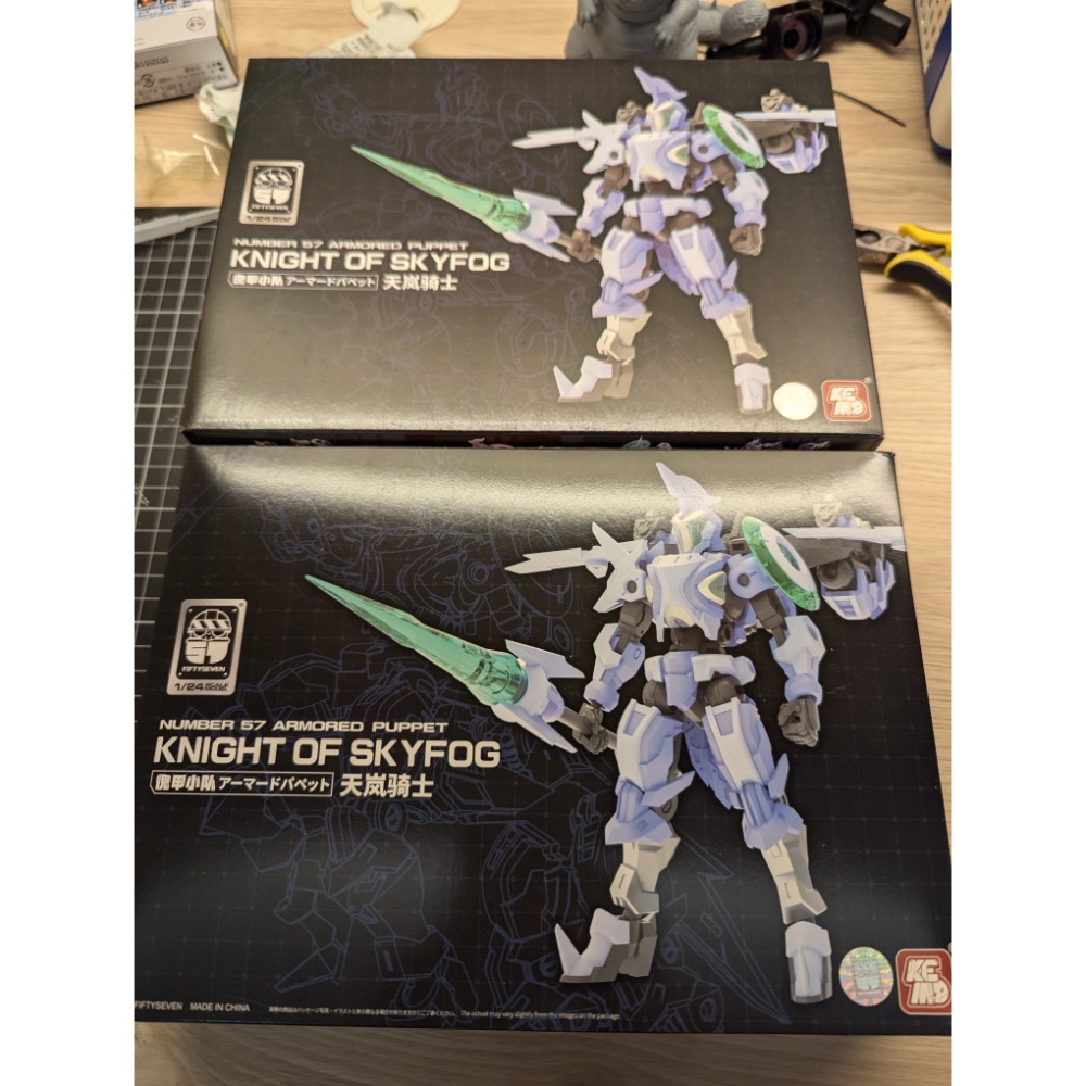 30mm 機戰傭兵鋼鐵迷霧+傀甲小隊天嵐騎士-細節圖2