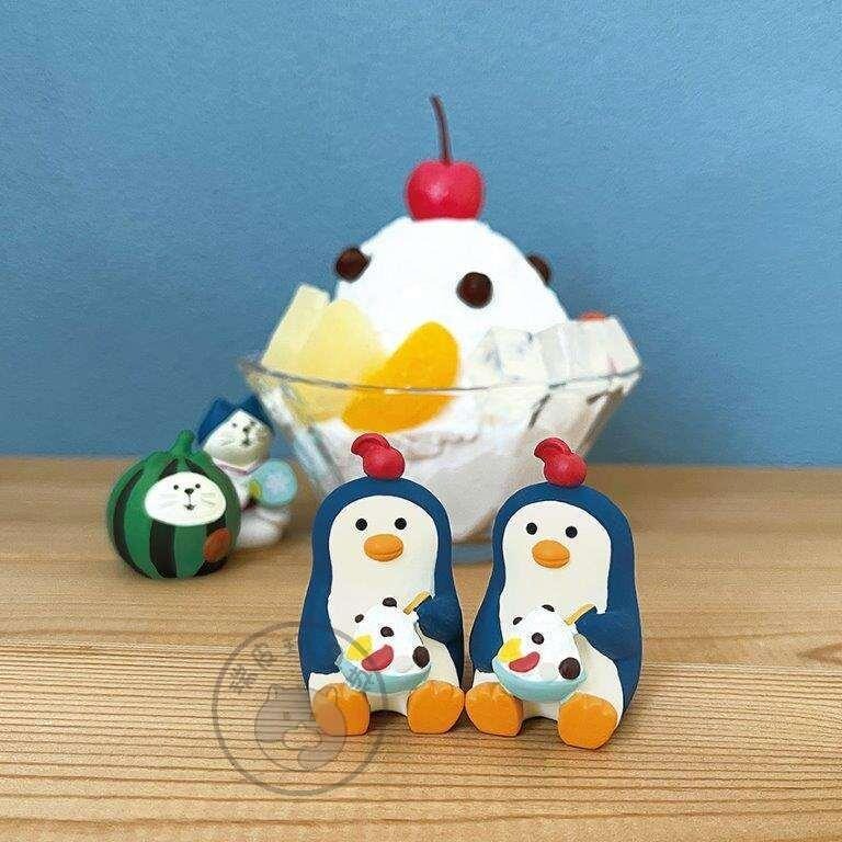 『2024年5月先行予約』日本正版 夏日 夏祭 夏天 Decole concombre 擺飾 禮物 貓 貓咪公仔 納涼-細節圖5