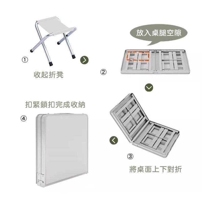 升級版雙桿加固鋁合金露營桌 摺疊桌 懶人桌 野營桌 野餐桌 折疊桌 餐桌 休閒桌-細節圖5
