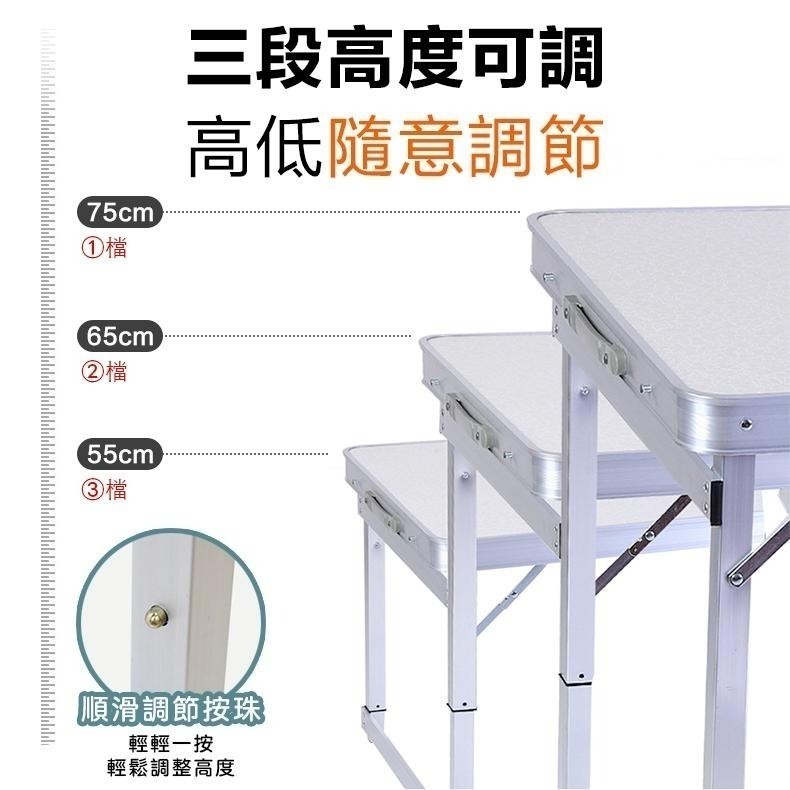 升級版雙桿加固鋁合金露營桌 摺疊桌 懶人桌 野營桌 野餐桌 折疊桌 餐桌 休閒桌-細節圖6