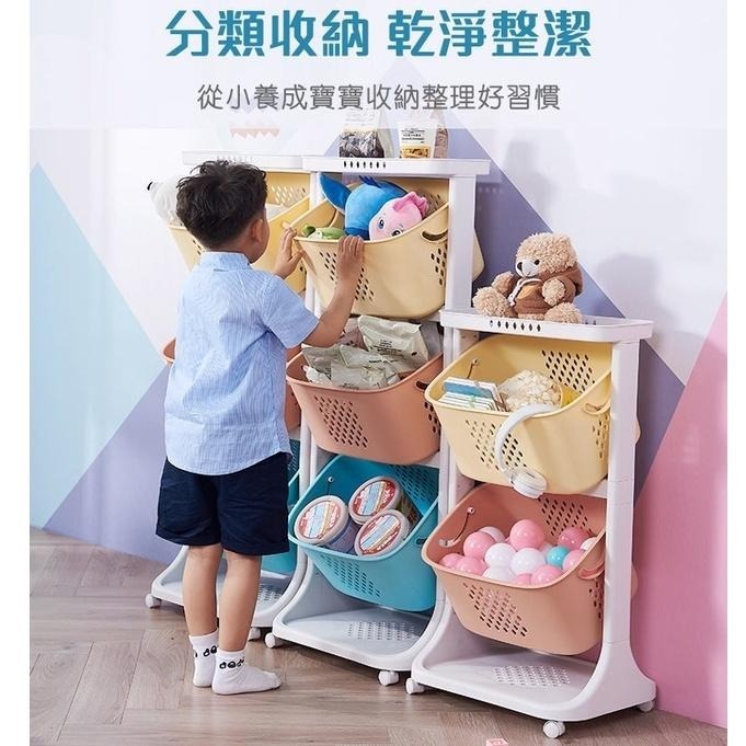 洗衣籃 髒衣籃 滑輪置物籃 分類洗衣籃 推車 雙層洗衣籃 浴室收納架 三層洗衣籃  洗衣籃推車-細節圖7