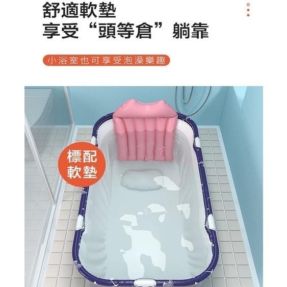 泡澡桶 摺疊泡澡桶  加長加厚折疊浴缸 折疊泡澡桶 游泳池 沐浴桶 儲水桶 浴盆-細節圖3