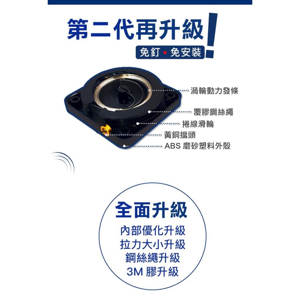 【自動閉門器】閉門器  二代快裝鋼繩自動關門器-細節圖3