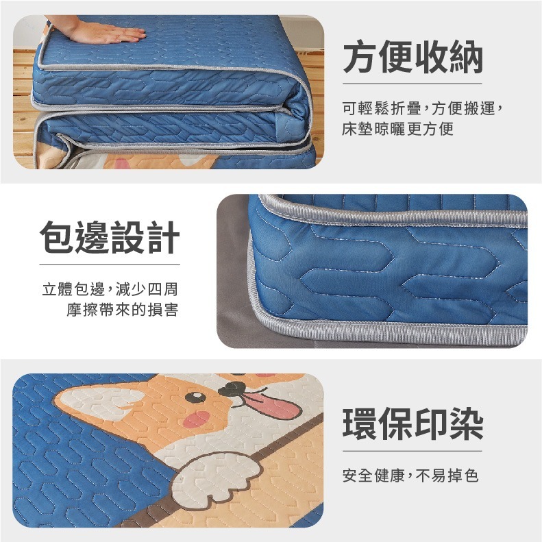 床墊 冰絲乳膠床墊 單人床墊 雙人床墊 雙人加大床墊 宿舍床墊 摺疊床墊-細節圖6