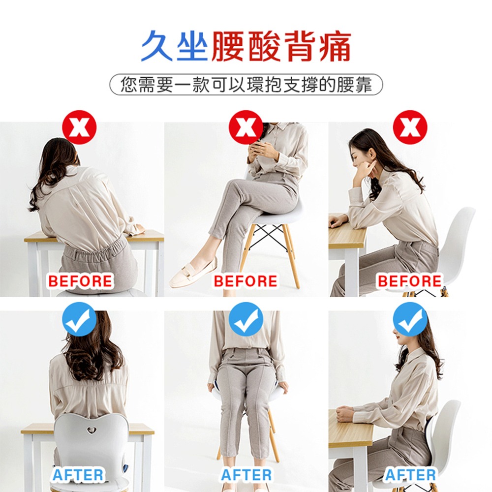 護腰坐墊  升級加大旋磁 NGT 減壓坐減壓坐墊 辦公室坐墊 防駝背 腰靠坐墊 護腰墊 美臀坐墊 記憶棉花瓣墊-細節圖2