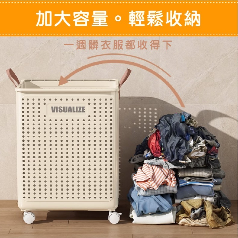 折疊洗衣籃 收納推車 髒衣籃 洗衣籃 推車收納 摺疊洗衣籃 折疊收納籃  瑜珈墊收納  縫隙置物推車-細節圖3
