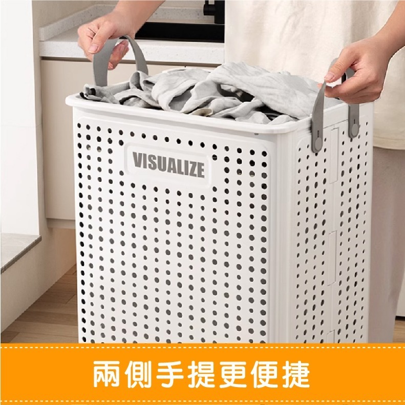 折疊洗衣籃 收納推車 髒衣籃 洗衣籃 推車收納 摺疊洗衣籃 折疊收納籃  瑜珈墊收納  縫隙置物推車-細節圖7