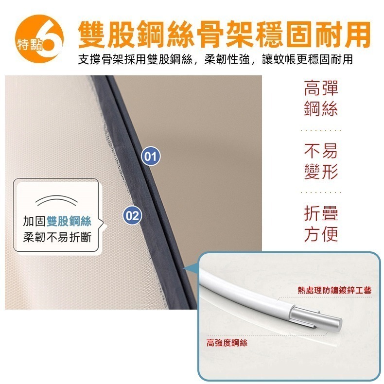 蚊帳 摺疊蚊帳 免安裝蚊蒙古包蚊 防蚊帳 蒙古包 蚊帳篷 雙人床蚊帳 戶外蚊帳 宿舍蚊帳 單人蚊-細節圖7