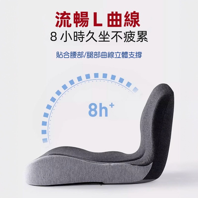 護腰坐墊 記憶棉 坐墊 靠墊 辦公椅靠墊 減壓坐墊 椅背靠墊 靠枕 腰靠 座墊 靠腰墊-細節圖6