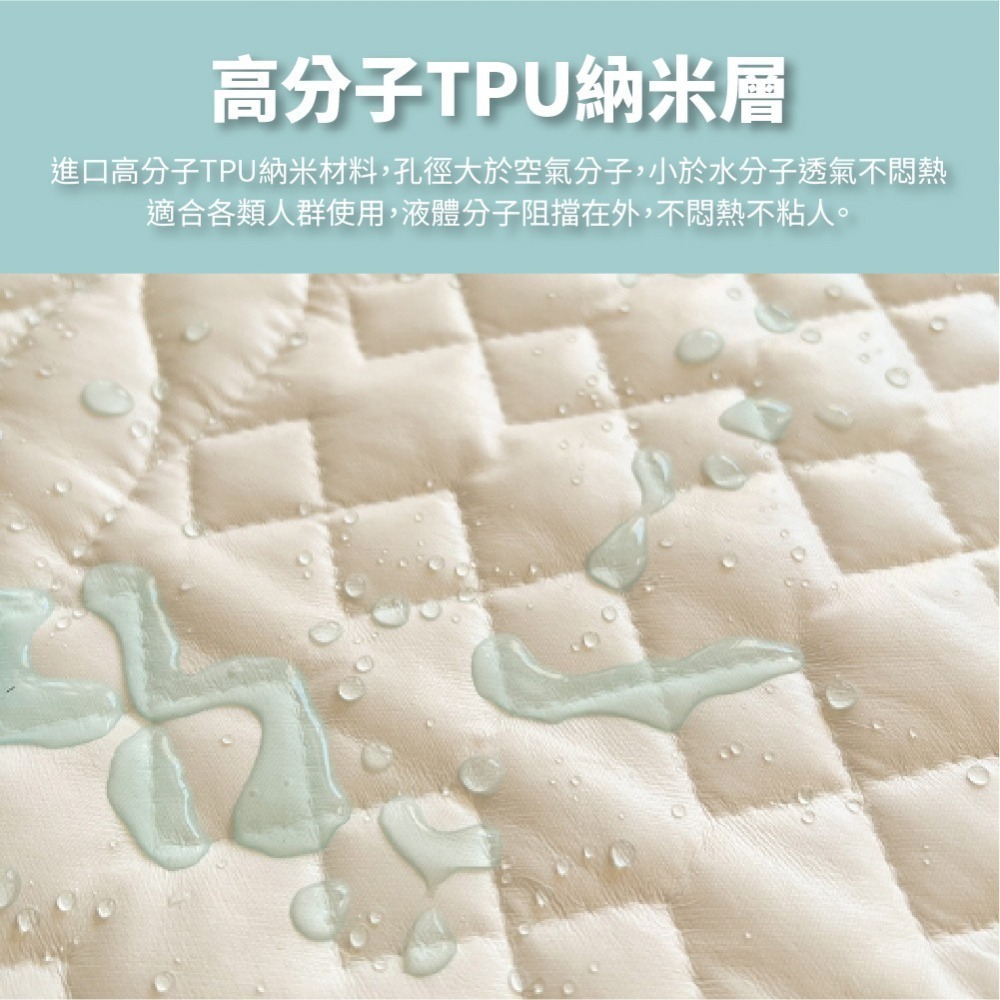 乳膠涼蓆 防水保潔墊 隔尿墊 乳膠涼席 冰涼墊單人保潔墊 保潔墊防水 乳膠涼墊 防水墊 送枕套-細節圖5