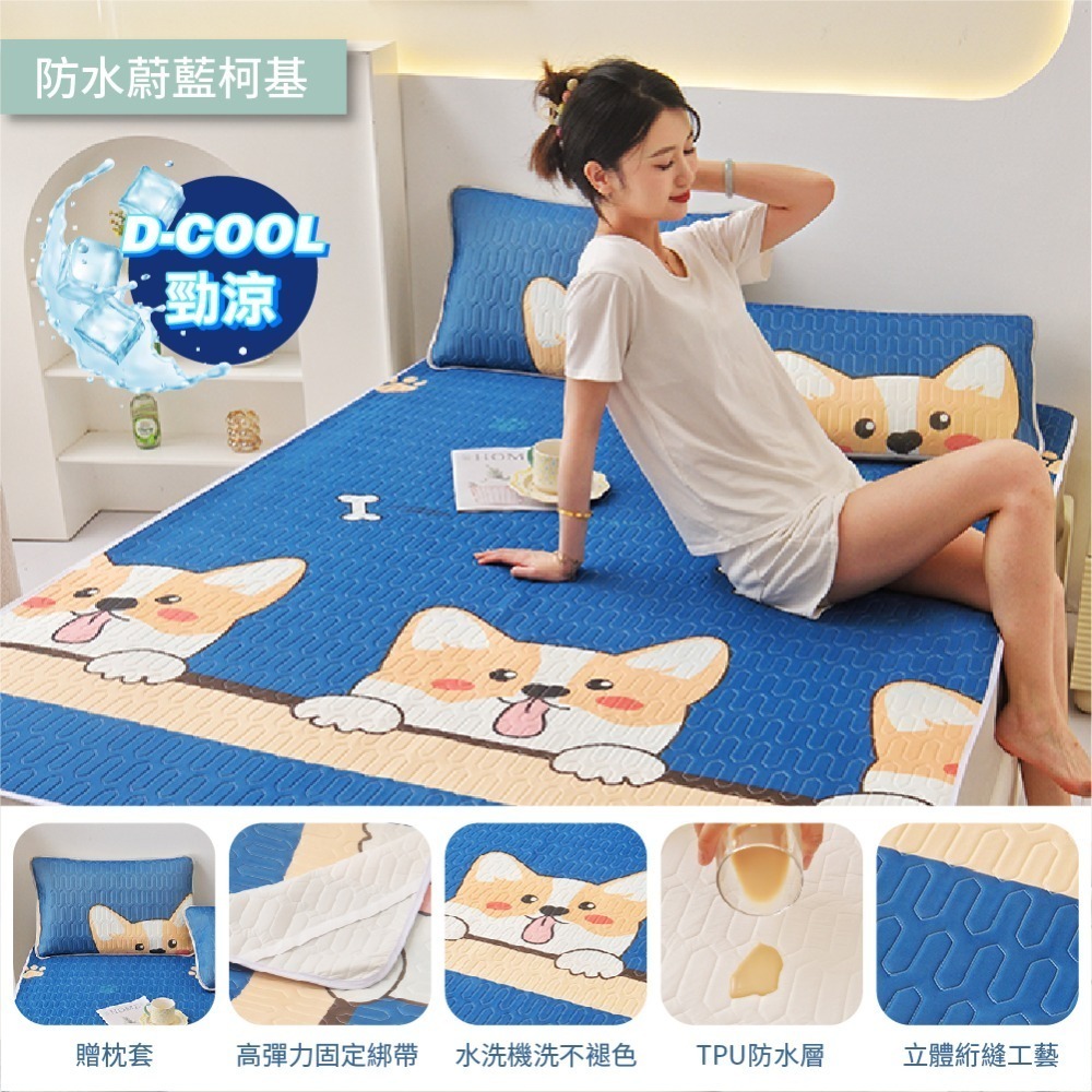 乳膠涼蓆 防水保潔墊 隔尿墊 乳膠涼席 冰涼墊單人保潔墊 保潔墊防水 乳膠涼墊 防水墊 送枕套-規格圖11